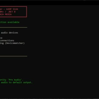 Bluetooth A2DP Sink for Windows
